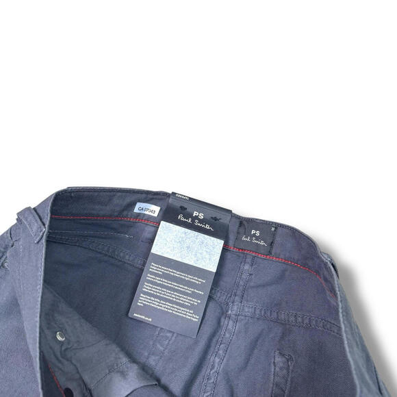 NWT Paul Smith Men’s Tapered Fit Jeans 31Rx31 Gray Trousers Stretch Cotton $300 - Picture 8 of 14